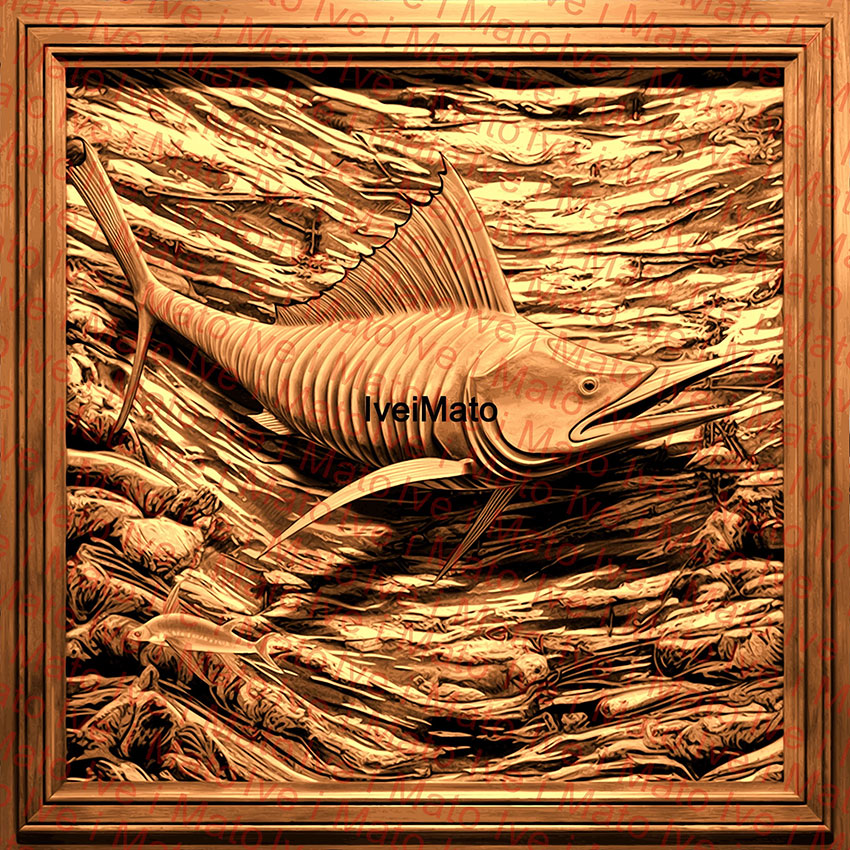 Swordfish Laser Engraving File