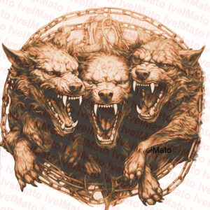 Cerberus Laser Burn PNG