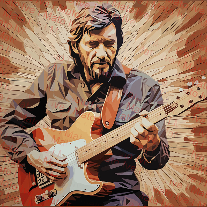Waylon jennings Laser Engraving File
