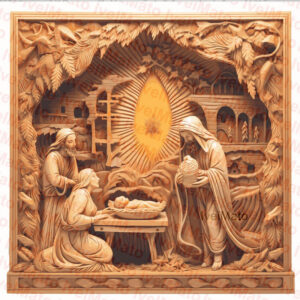 Birth of Jesus engraving