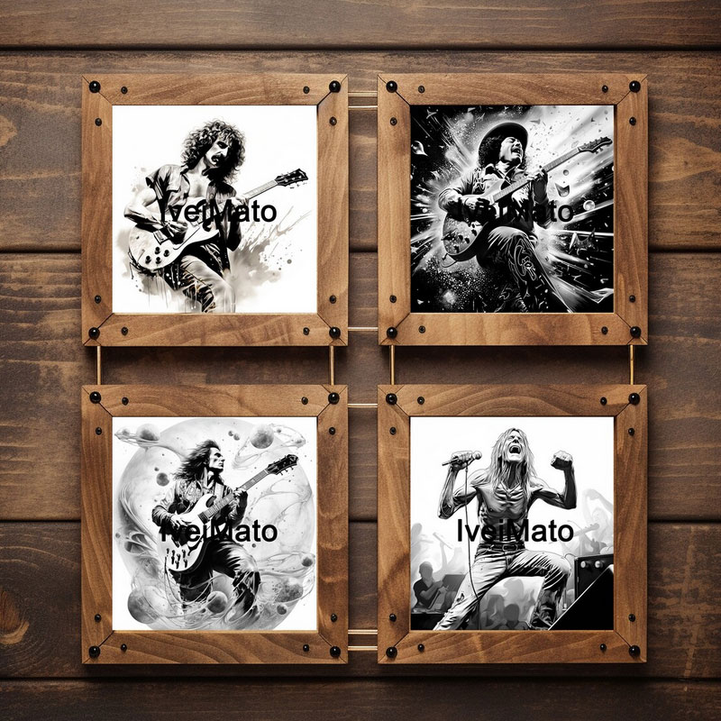 Rock Legends 12-Pack Engraving